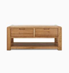 Solvi Coffee Table - Coffee Table Solid Oak / Oak Veneer