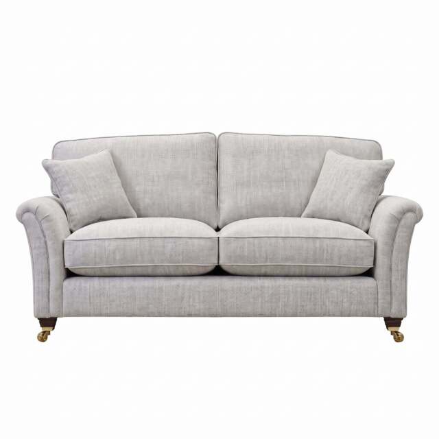 Parker Knoll Devonshire 2 Seater Standard Back Sofa - 2 Seater Sofa - Formal Back M Grade Leather - Madri Moss - image 1