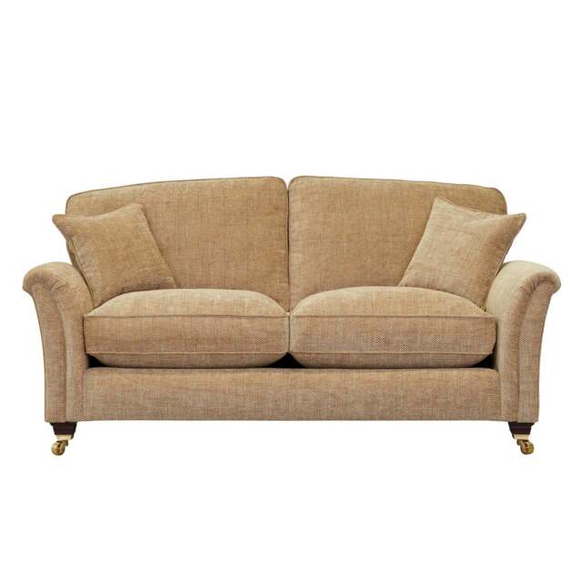 Parker Knoll Devonshire 2 Seater Standard Back Sofa - 2 Seater Sofa - Formal Back M Grade Leather - Madri Moss - image 1