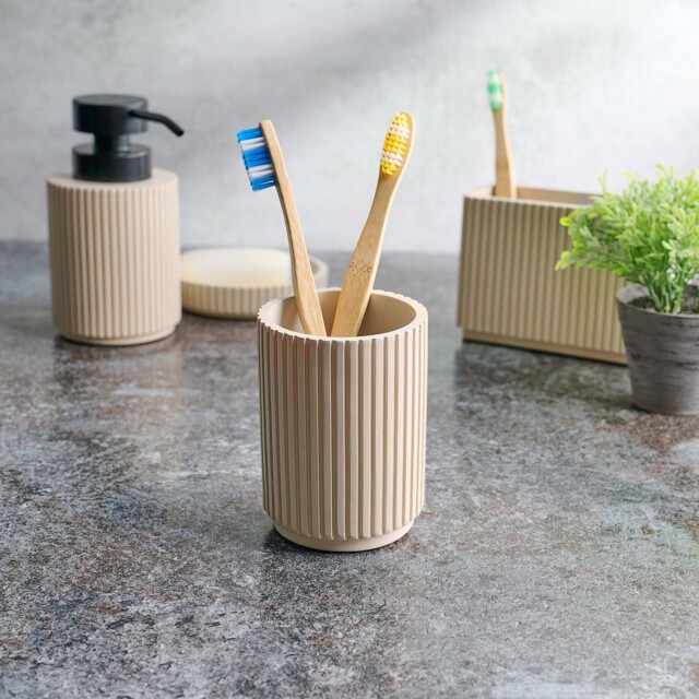 Berkeley Beige Toothbrush Holder - SALE Berkeley Tumbler Almond - image 1