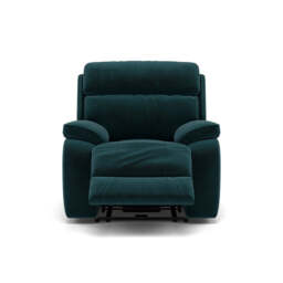 Galaxy Recliner Armchair - Power Recliner Chair Fabric - Power Recliner with USB - FAB-MEG-36  LAKE GREEN - thumbnail 1