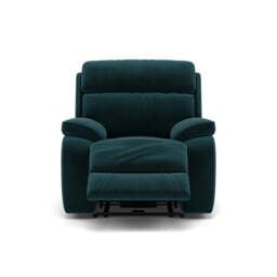 Galaxy Recliner Armchair - Power Recliner Chair Fabric - Power Recliner with USB - FAB-MEG-36  LAKE GREEN
