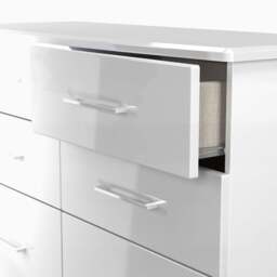 Portland 6 Drawer Midi Chest - 6 Drawer Midi Chest - KGK - Kashmir Gloss & Kashmir - thumbnail 5