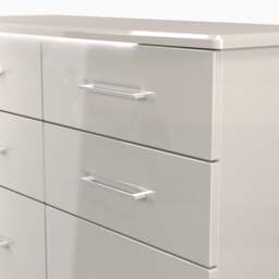Portland 6 Drawer Midi Chest - 6 Drawer Midi Chest - KGK - Kashmir Gloss & Kashmir - thumbnail 9