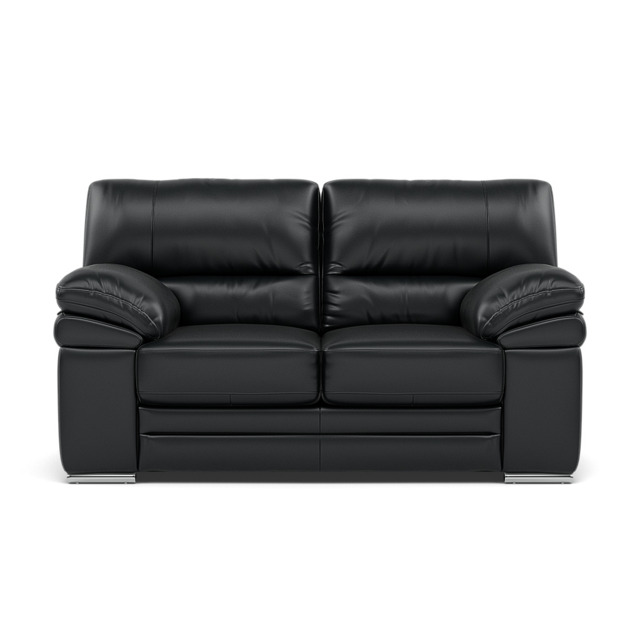 Gino 2 Seater Sofa - 2 Seater Sofa Cat 60 - Cat-60/25 Montana Charcoal / Metal Feet - image 1