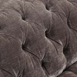 Delphine 4 Seater Sofa - 4 Seater Sofa Vintage Leather - Feet: 140mm Grey Oak With Castor / Studs: Antique Brass / VINTAGE V-1981 Saddle - thumbnail 5