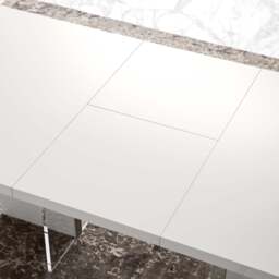 imperia Dining Table - Dining Table 160/210 x 95 cm White High Gloss - thumbnail 6