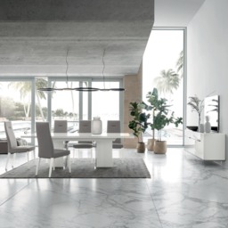 imperia Dining Table - Dining Table 160/210 x 95 cm White High Gloss - thumbnail 7