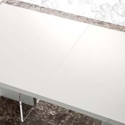 imperia Dining Table - Dining Table 160/210 x 95 cm White High Gloss - thumbnail 3