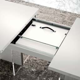 imperia Dining Table - Dining Table 160/210 x 95 cm White High Gloss - thumbnail 4