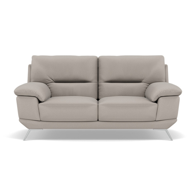 Zuco 2 Seater Sofa - 2 Seater Sofa Fabric - BFAMAD-02 SILVER GREY - image 1