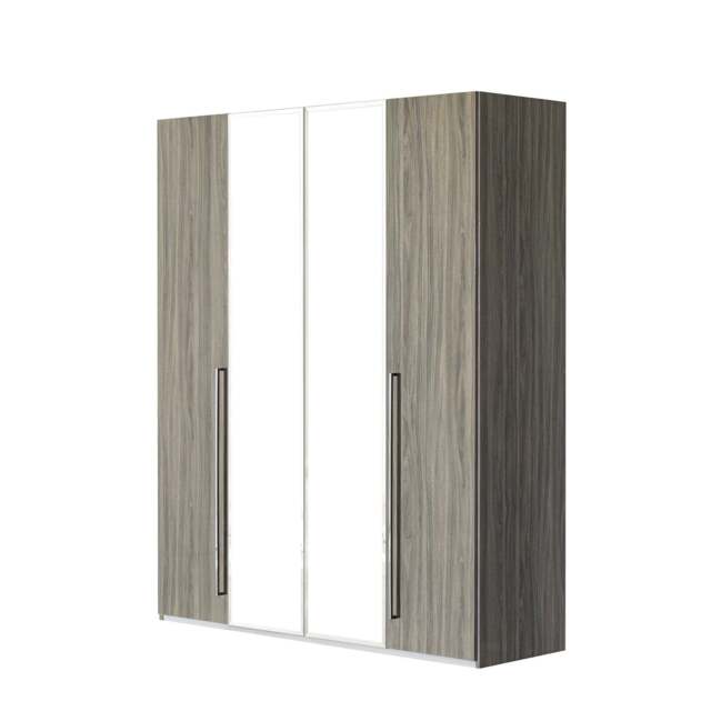 Kroma 4 Door Wardrobe - 4 Door Wardrobe Silver Birch - Silver Birch - image 1
