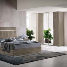 Kroma 4 Door Wardrobe - 4 Door Wardrobe Silver Birch - Silver Birch - thumbnail 2