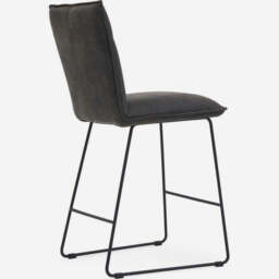 Floki Bar Stool - Bar Stool Grey Suede - thumbnail 6