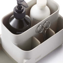 Joseph Joseph Bathroom Cream Bathroom Caddy - EasyStore Bathroom Caddy Ecru - thumbnail 4