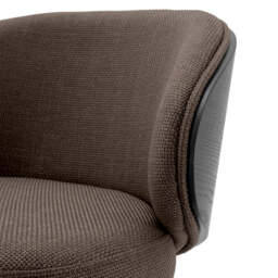 Eichholtz Camerota Swivel Bar Stool Scalea Grey  Black Wooden Back - Swivel Bar Stool Scalea Grey  Black Wooden Back - thumbnail 9