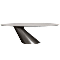 Wynter Dining Table - 240cm Angled Dining Table Glass Ceramic Top - thumbnail 1
