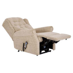 Woburn Standard Recliner Armchair - Standard Manual Recliner Leather - Manual Recliner - Ascot Tuscan - thumbnail 4