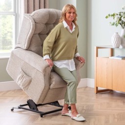 Woburn Standard Recliner Armchair - Standard Manual Recliner Leather - Manual Recliner - Ascot Tuscan - thumbnail 7