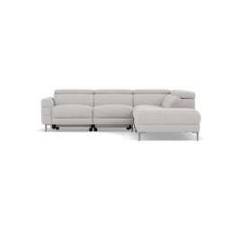 Hoy Corner Sofa - Combination 1 - Left Hand Facing Sofa Corner Group Fabric - Left Hand Facing - KB-1280-UK Darwin Silver - thumbnail 1
