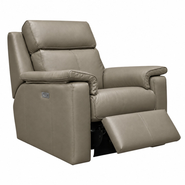 G Plan Ellis Recliner Armchair - Elec Rec Chair with USB Grade L - Power Recliner - L846 Cambridge Taupe - image 1
