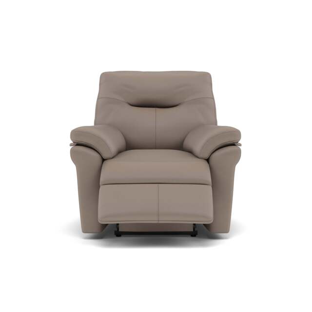 G Plan Seattle Recliner Armchair - Manual Recliner Chair Grade H - Manual Recliner - H001 Oxford Mushroom - image 1