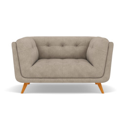 Siena Loveseat - 1.5 Seater Sofa F8 - Darwin Mink 50366 - thumbnail 1