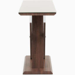 Cuba Console Table - Sofa Table Dark Wood / Chrome Leg - thumbnail 3