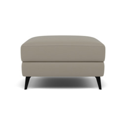 Sparta Footstool - Ottoman Cat M/S - M5653 Melbourne Light Grey