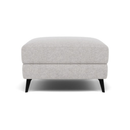 Sparta Footstool - Ottoman Fabric - KB-1280-UK Darwin Silver