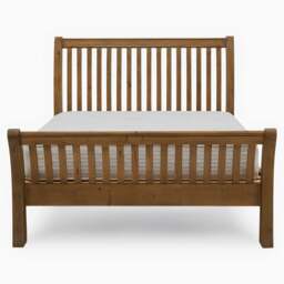 Lexington Bed - 5'0 Slatted Bedstead Sundried Wheat - thumbnail 4