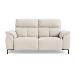 Loma Small 3 Seater Sofa - 2.5 Seater Sofa Compact Fabric - FAB-NTS - 01 CREAM - thumbnail 1