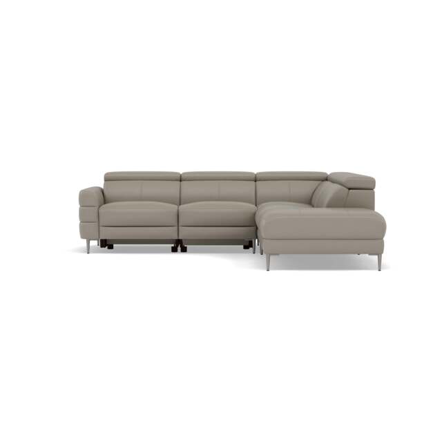 Hoy Corner Sofa - Combination 1 - Left Hand Facing Sofa Corner Group Cat M - Left Hand Facing - M5653 Melbourne Light Grey - image 1