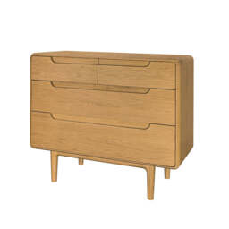 G Plan Winchester 4 Drawer Chest - 4 Drawer Chest Light Oak - thumbnail 2