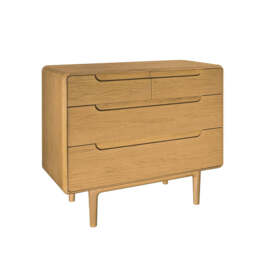 G Plan Winchester 4 Drawer Chest - 4 Drawer Chest Light Oak - thumbnail 3