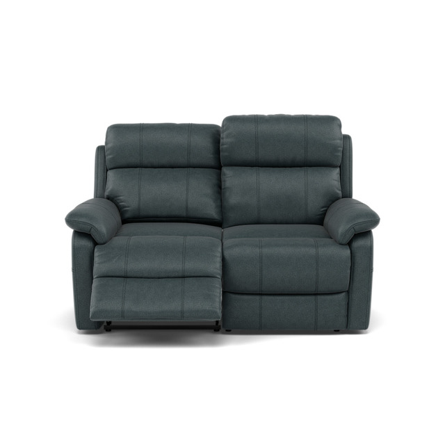 Fara 2 Seater Recliner Sofa - 2 Seater with 2 Power Recliners Fabric - Power Recliner with USB - BFA-BLJ-2047 LAKE GREEN - image 1