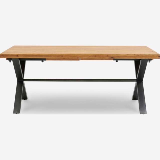 Bourton Oak Large Dining Table - Large Dining Table Oak / Veneer - image 1