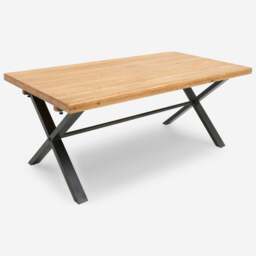 Bourton Oak Large Dining Table - Large Dining Table Oak / Veneer - thumbnail 5
