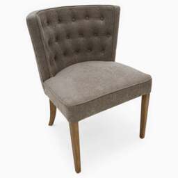 Dakota Button Back Dining Chair - Button Back Chair Grey - thumbnail 9