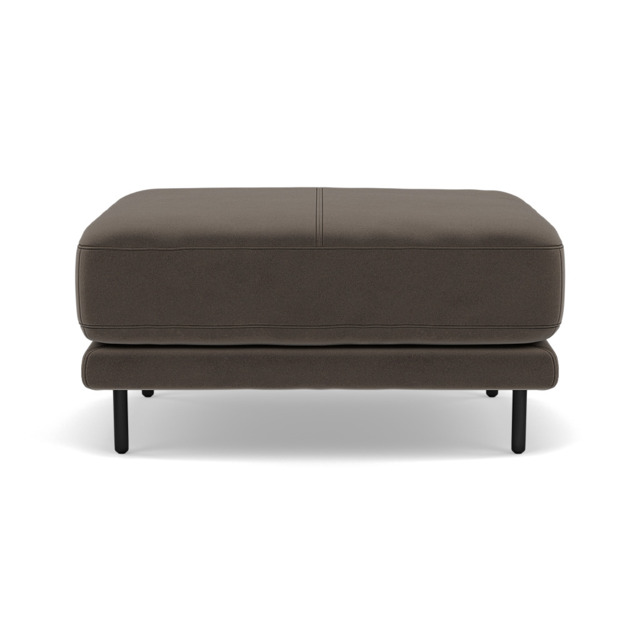 Morris Footstool - Rectangular Footstool Fabric - FAB-MEG-51 DK TAUPE - image 1