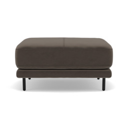 Morris Footstool - Rectangular Footstool Fabric - FAB-MEG-51  DK TAUPE
