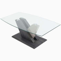 Zenith Coffee Table - Coffee Table Champagne High Gloss / Dark Grey - thumbnail 2