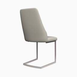 Celestia Dining Chair Champagne - Dining Chair Champagne Leather Look - thumbnail 3