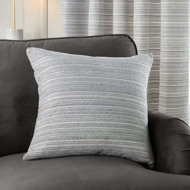 Jupiter Feather Silver Cushion - Jupiter Feather Cushion Silver 50CM - image 1