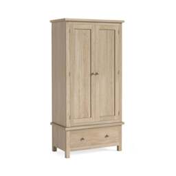 Elmstead Oak Gents Wardrobe - Gents Wardrobe Oak - thumbnail 1