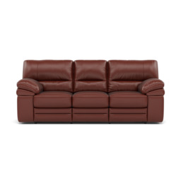 Gino 3 Seater Recliner Sofa - 3 Seater Manual Recliner Sofa Cat 60 - Manual Recliner - Cat-60/07 Montana Butterscotch