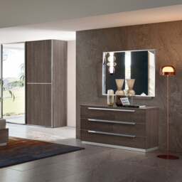Kroma 3 Chest of Drawers - 3 Drawer Single Dresser Silver Birch - Silver Birch - thumbnail 2
