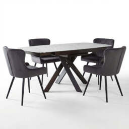 Avalon Motion Dining Table & 4 Chairs Set