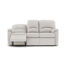 G Plan Chloe 3 Seater Recliner Sofa - 3 Seater Power Recliner Sofa (Left) Grade L - Left Hand Recliner - L840 Cambridge Chalk - thumbnail 1
