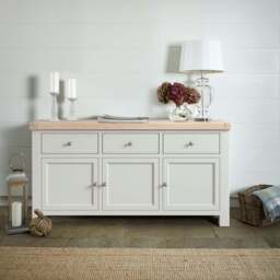 Salford Large Sideboard - Large Sideboard Stone Grey - thumbnail 2